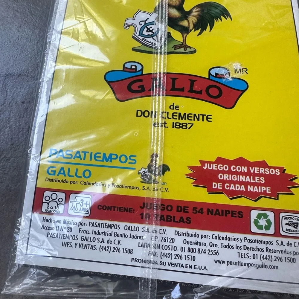 New In Package Loteria Mexican Bingo Game Authentic Don Clemente